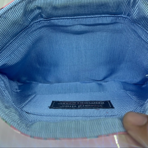 Vineyard Vines for Kentucky Derby Mint Julep Horseshoe Satin Wristlet - Picture 8 of 11